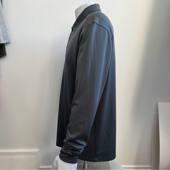 PGA Tour Long Sleeved Henley Polo Shirt - Picture 4 of 10